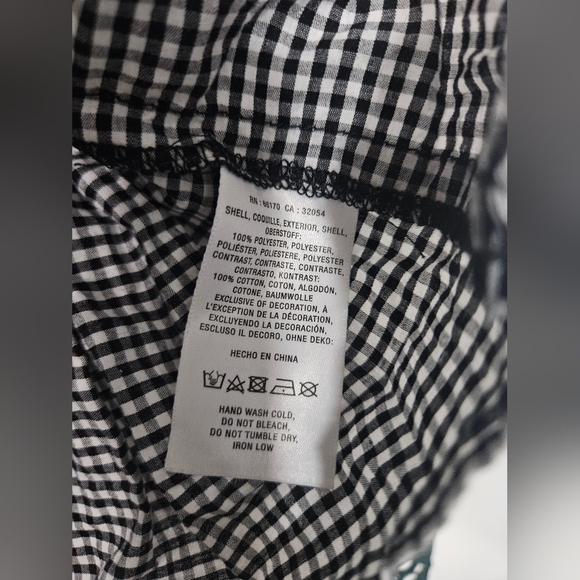 MAEVE Gingham & Lace Top - Picture 4 of 7